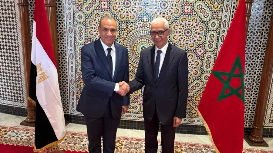 وزير الخارجية والهجرة المصري يلتقي برئيس البرلمان المغربي في الرباط