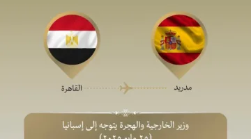 وزير الخارجية والهجرة يتوجه إلى مدريد لحضور الاجتماع الوزاري لمجموعة مدريد المعنية بالقضية الفلسطينية.