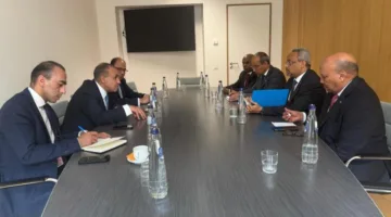 وزير الخارجية يناقش مع نظيره الجيبوتي آفاق تعزيز التعاون بين البلدين