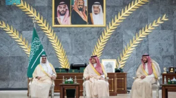 وزير الداخلية يلتقي محافظ الطائف ويستعرض أهم المشاريع التنموية الجارية.