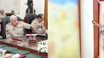 وزير الدفاع يراقب تنفيذ المرحلة الأساسية لمشروع مراكز القيادة التكتيكية للمنطقة الغربية العسكرية.