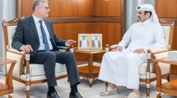 وزير الدولة لشؤون الطاقة يجتمع مع وزير البترول والثروة المعدنية المصري