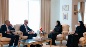 وزير الدولة للتعاون الدولي تجتمع مع مسؤول سويدي