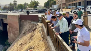 وزير الري يزور مشاريع إدارة الموارد المائية في محافظة أسوان