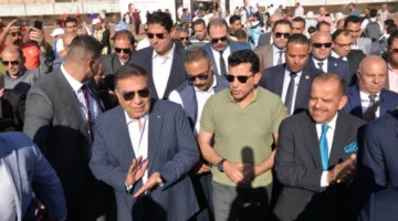 وزير الرياضة ومحافظ الدقهلية يطلقان المرحلة الأولى من إعادة تأهيل استاد المنصورة
