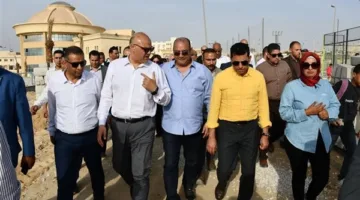 وزير الرياضة ومحافظ القليوبية يزوران مركز التنمية الشبابية في العبور ويعلنان عن افتتاح الملعب الرئيسي