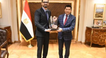 وزير الرياضة يجتمع برئيس اتحاد الجودو لمناقشة تعزيز اللعبة والاستعداد للألعاب الأولمبية
