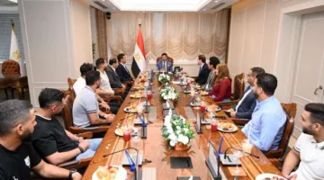 وزير الرياضة يرحب بالبعثة الرياضية العائدة من ليبيا في العاصمة الإدارية