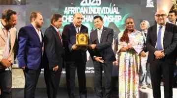 وزير الرياضة يشارك في حفل اختتام البطولة الإفريقية للشطرنج ويثني على التنظيم