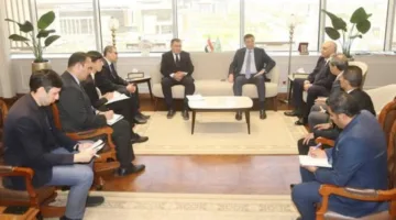 وزير الزراعة يرحب بوفد رفيع من حكومة أوزبكستان