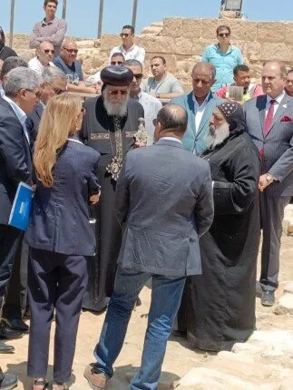 وزير السياحة: الحكومة تولي اهتماماً خاصاً لمنطقة آثار أبو مينا في الإسكندرية وزير السياحة: الحكومة تولي اهتماماً خاصاً لمنطقة آثار أبو مينا في الإسكندرية