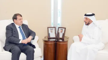 وزير الصحة العامة يلتقي بمستشار رئيس روسيا الاتحادية