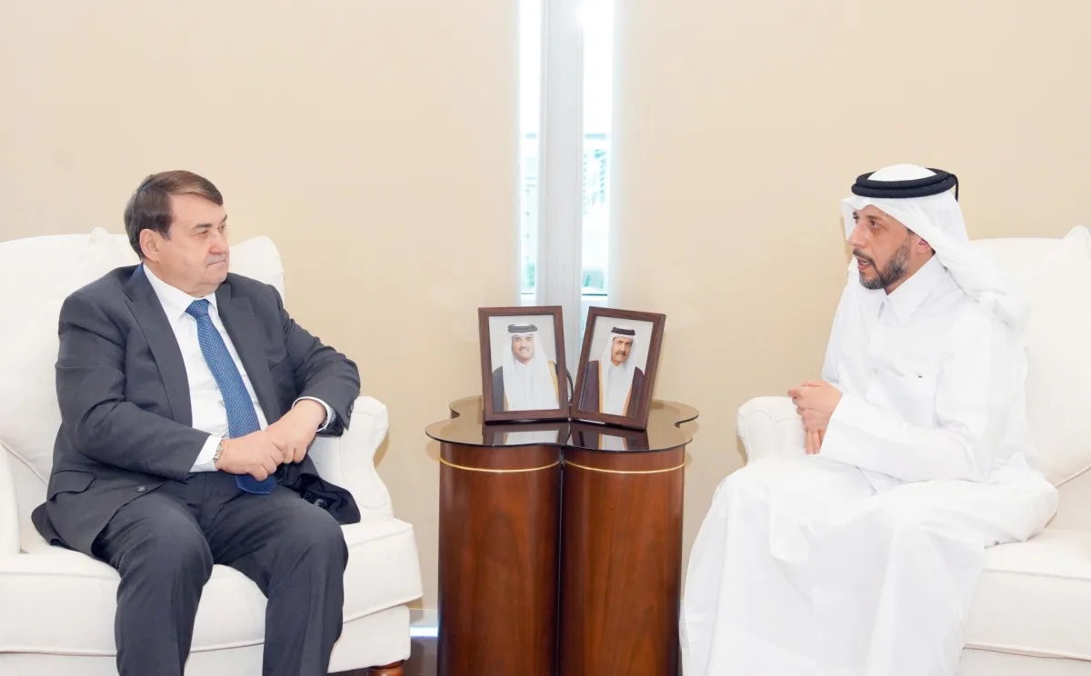 وزير الصحة العامة يلتقي بمستشار رئيس روسيا الاتحادية وزير الصحة العامة يلتقي بمستشار رئيس روسيا الاتحادية