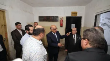 وزير العدل يزور مشروع تحديث محكمة جنوب الجيزة الابتدائية