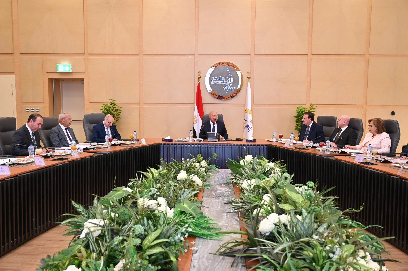 وزير النقل يترأس اجتماع العموم لشركتي الملاحة الوطنية والمصرية للنقل البحري ‘مارترانس’ وزير النقل يترأس اجتماع العموم لشركتي الملاحة الوطنية والمصرية للنقل البحري ‘مارترانس’