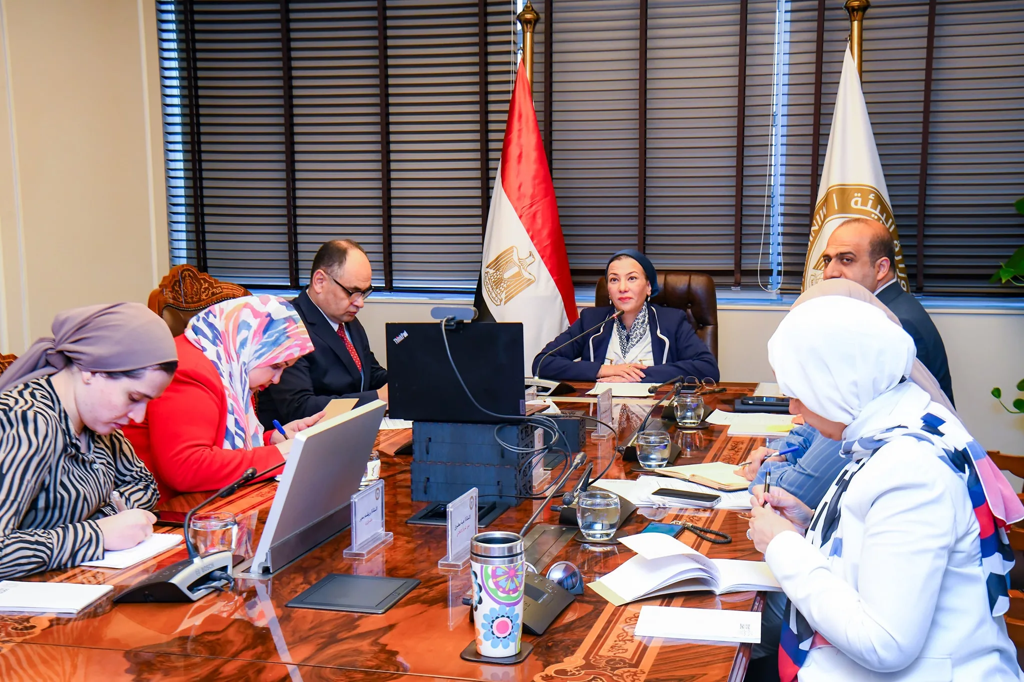 وزيرة البيئة والمقابلة الفرنسية تتحدثان عن تعزيز جهود مكافحة التلوث البلاستيكي وزيرة البيئة والمقابلة الفرنسية تتحدثان عن تعزيز جهود مكافحة التلوث البلاستيكي