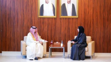 وزيرة التربية والتعليم تلتقي المدير العام لمكتب التربية العربي لدول الخليج