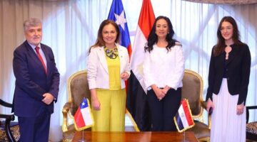 وزيرة التضامن تبحث مع نائبة وزير خارجية تشيلي التعاون المشترك