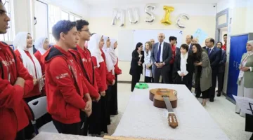 وزيرة التعليم اليابانية تتفقد مدرسة السويدي الدولية للتكنولوجيا
