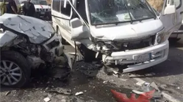 وفاة شخص وإصابة آخرين في حادث اصطدام بالهرم