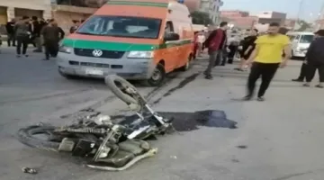 وفاة شخصين جراء تصادم سيارة بدراجة نارية على الطريق الزراعي في طوخ