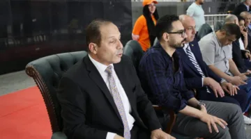 وفد اللجنة الأولمبية يؤازر اتحاد الدراجات ويثني على تنظيم بطولة إفريقيا للمضمار