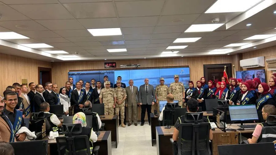 وفد طلاب “جامعة بني سويف” يقوم بجولة ميدانية في الشبكة الوطنية للطوارئ والسلامة وفد طلاب “جامعة بني سويف” يقوم بجولة ميدانية في الشبكة الوطنية للطوارئ والسلامة
