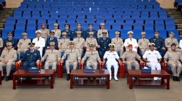 وفد من الأكاديمية العسكرية الجزائرية يتفقد مركز الأمن البحري