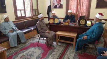وفد من مجمع البحوث الإسلامية يقوم بزيارة إلى منطقة بورسعيد الأزهرية
