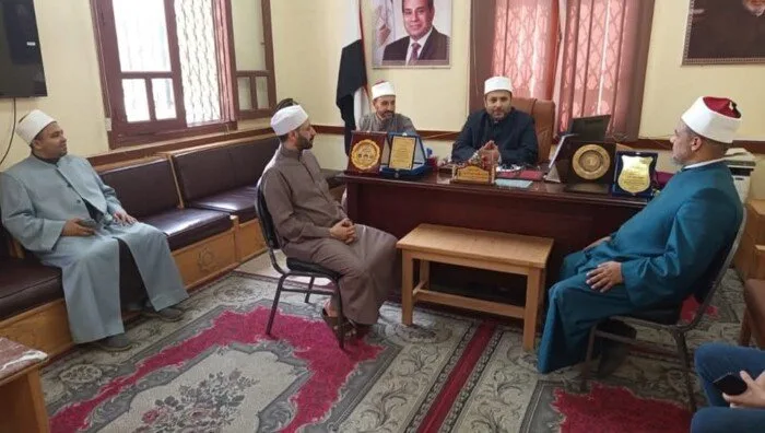 وفد من مجمع البحوث الإسلامية يقوم بزيارة إلى منطقة بورسعيد الأزهرية وفد من مجمع البحوث الإسلامية يقوم بزيارة إلى منطقة بورسعيد الأزهرية