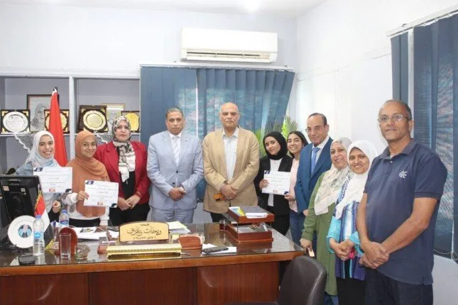 وكيل تعليم الجيزة يكرم المبدعين في المسابقة الدولية للعلوم والهندسة ISEF