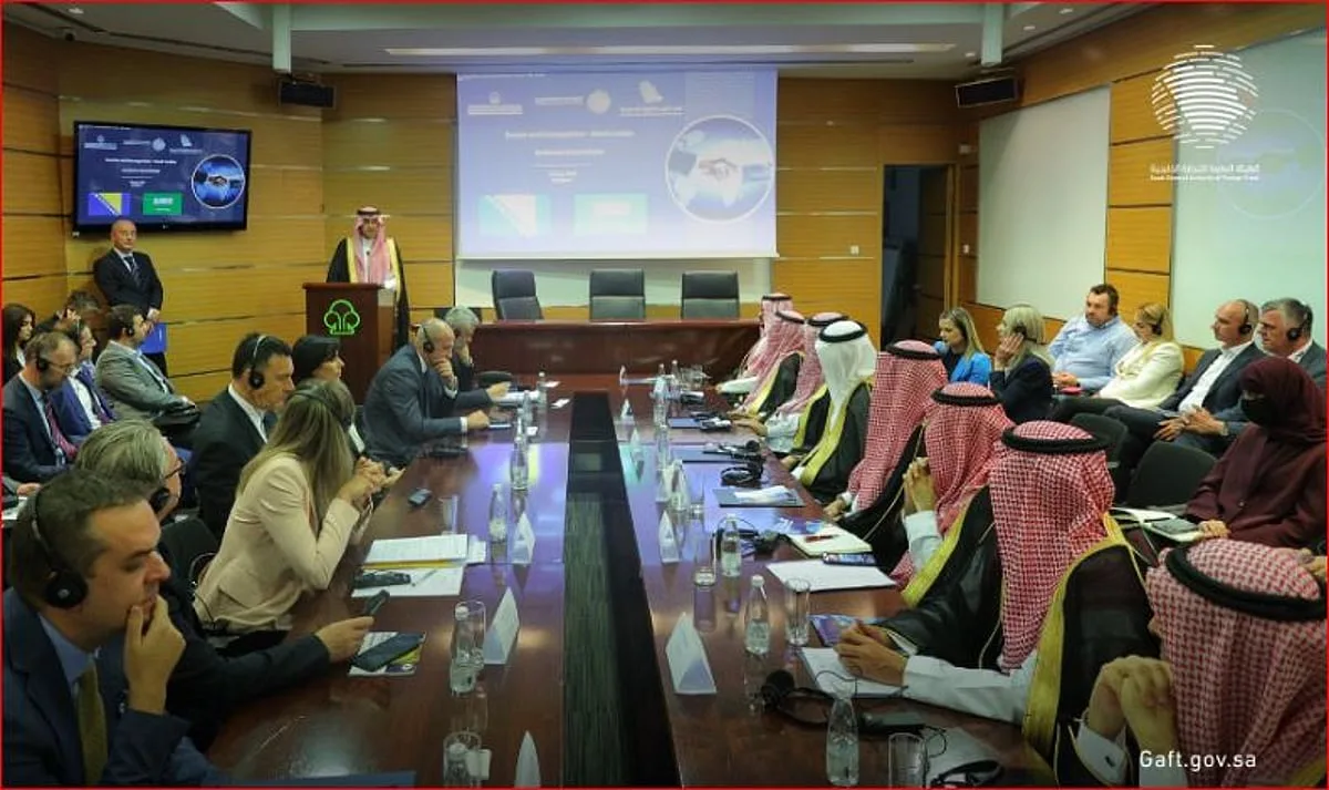 وكيل وزارة التجارة الخارجية يستعرض سبل تعزيز التعاون مع مسؤول من البوسنة وكيل وزارة التجارة الخارجية يستعرض سبل تعزيز التعاون مع مسؤول من البوسنة