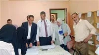 وكيل وزارة التعليم بالجيزة يتفقد امتحانات نهاية العام في مدارس أطفيح