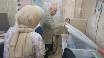 وكيل وزارة الصحة في القليوبية يقوم بجولة تفقدية في الإدارة الصحية بكفر شكر
