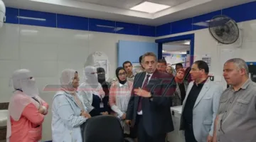 وكيل وزارة الصحة في كفر الشيخ يقوم بزيارة وحدة الحنفي الصحية للتحضير لاعتماد “جهار”