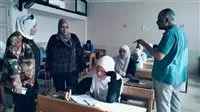 وكيلة تعليم الجيزة تراقب امتحانات نهاية العام في إدارة الشيخ زايد