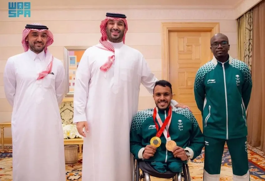 ولي العهد: إنجازكم يُظهر مدى تقدم الرياضة في السعودية