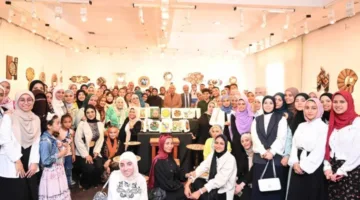 افتتاح معرض الفنون التطبيقية للطلاب في كلية التربية النوعية بجامعة الفيوم