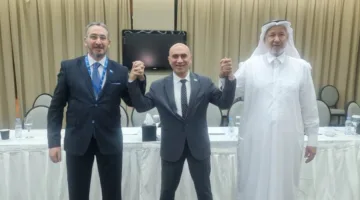 ياسر إدريس يهنئ محمد عبدالمقصود بتعيينه في المكتب التنفيذي للاتحاد الدولي لرفع الأثقال