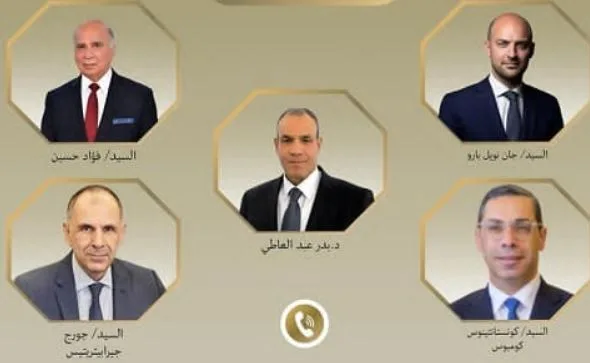 عبد العاطي يناقش مع وزراء خارجية أربع دول تطورات التوتر الإسرائيلي في إيران.. ومصر تحذر من انتشار دائرة الصراع. عبد العاطي يناقش مع وزراء خارجية أربع دول تطورات التوتر الإسرائيلي في إيران.. ومصر تحذر من انتشار دائرة الصراع.