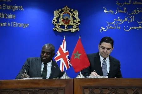 المغرب والمملكة المتحدة يُبرمان أربع اتفاقيات تعاون في الرباط المغرب والمملكة المتحدة يُبرمان أربع اتفاقيات تعاون في الرباط