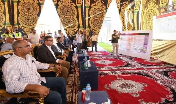 وزير الإسكان يتفقد مع محافظ كفر الشيخ تقدم مشاريع مياه الشرب والصرف الصحي وزير الإسكان يتفقد مع محافظ كفر الشيخ تقدم مشاريع مياه الشرب والصرف الصحي