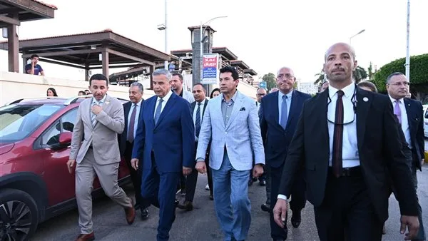 وزير الشباب ومحافظ الإسكندرية يشاركان في المؤتمر الصحفي للبطولة العالمية للبادل وزير الشباب ومحافظ الإسكندرية يشاركان في المؤتمر الصحفي للبطولة العالمية للبادل