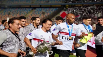 15 صورة توثق لحظات عبد الشافي مع البطولة الأخيرة مع الزمالك