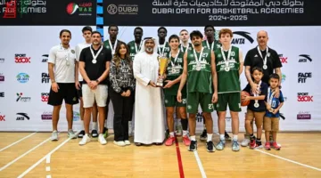 1500 لاعب ولاعبة يجسدون نجاح بطولة دبي لأكاديميات كرة السلة.