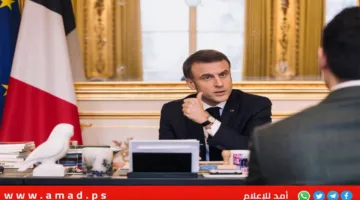 ماكرون: الحصار على غزة “غير مقبول” ويجب إنزاله.