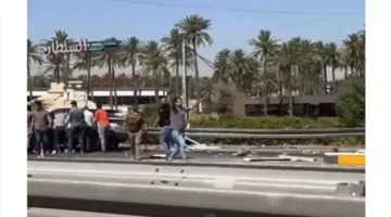 سيارة مسرعة تصطدم بكشك أمني وتؤدي لمقتل عنصر مغاوير على جسر الجادرية