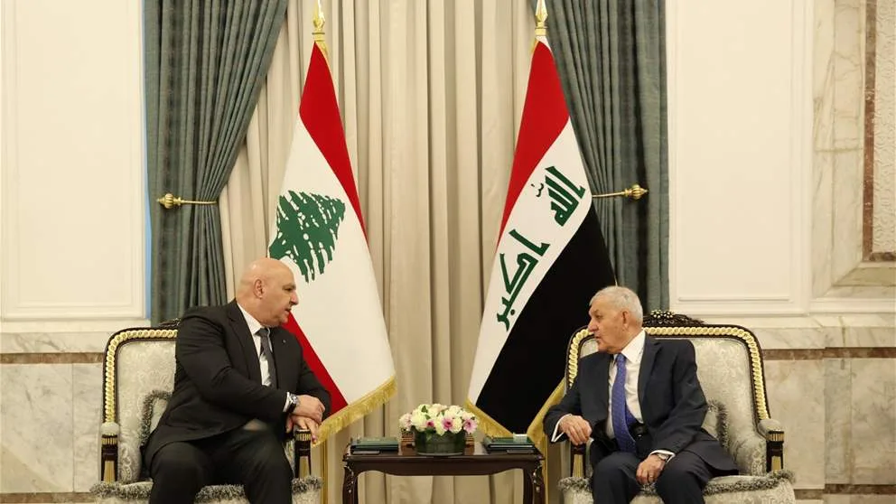 اجتماع بين الرئيس عون ونظيره العراقي عبد اللطيف رشيد في القصر الرئاسي ببغداد اجتماع بين الرئيس عون ونظيره العراقي عبد اللطيف رشيد في القصر الرئاسي ببغداد