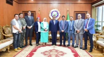 محافظ الدقهلية يلتقي وفد مركز معلومات مجلس الوزراء لمناقشة آفاق التعاون في مجال البيانات