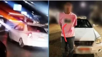 إيقاف سائق تاكسي قام بالاستعراض أثناء موكب زفاف في العجوزة، مما عرض حياة المواطنين للخطر.